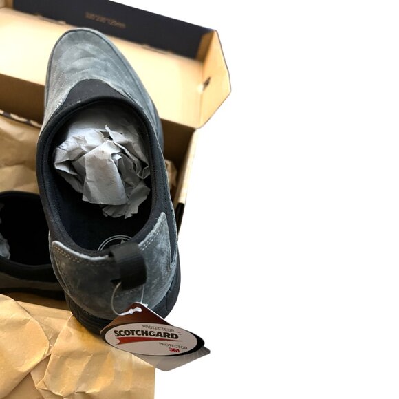 Propet Men’s 9 D Wash N Wear Slip-On Shoes M3850 SR Pewter Suede Scotchgard Slip - Picture 9 of 11